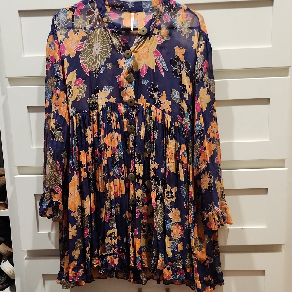 Free People Multicolor Floral Dress